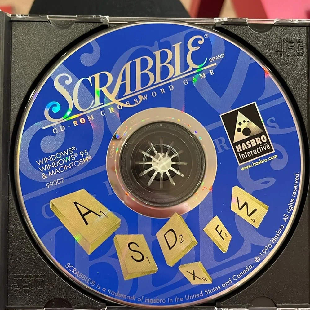 🌻 5/$15 Hasbro Scrabble PC game